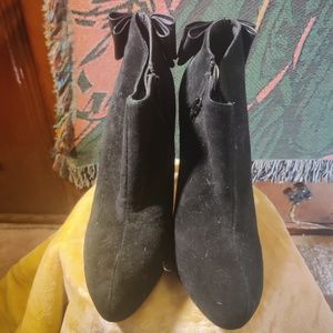 Dolce Vita Suede Zippered Heel